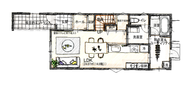 1F間取り図